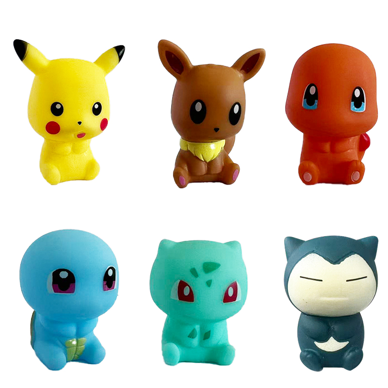 Model Kit Eevee - 6 قطع من ألعاب الاستحمام على