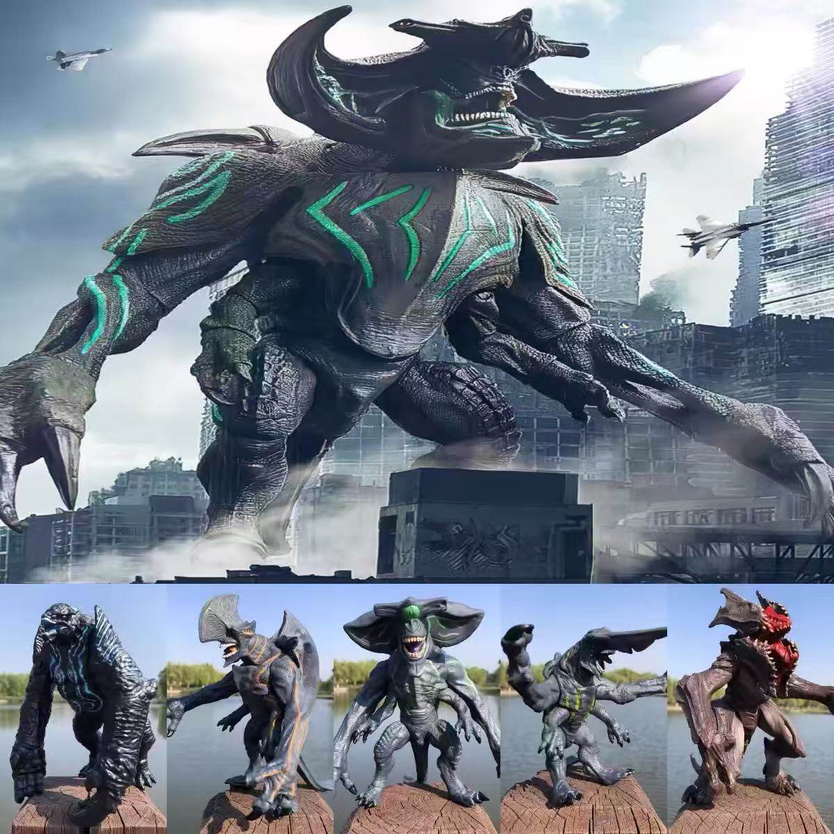 Model Kit Pacific Rim - 2025 جديد وحوش الماسح ليثباك ميجا