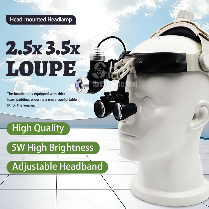 Magnifier With Light - ترقية مريحة نوع الأسنان الطبية المكبر