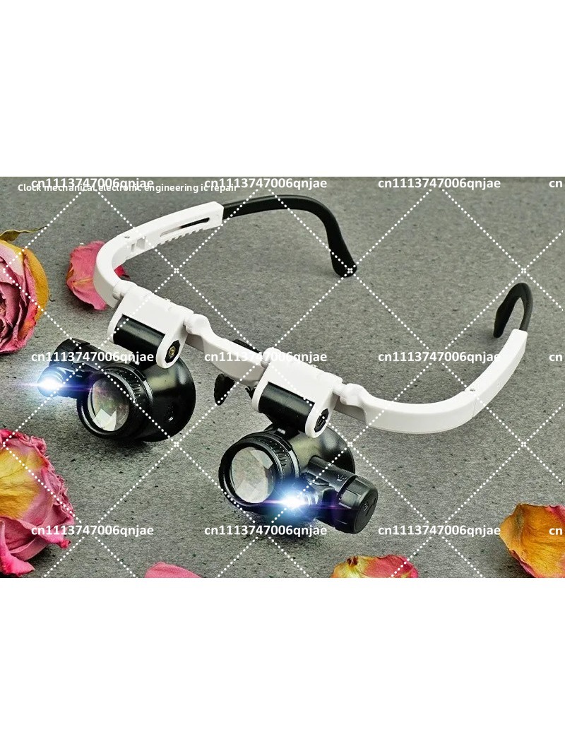 Magnifier With Light - نظارات تكبير مثبتة على الرأس بقوة
