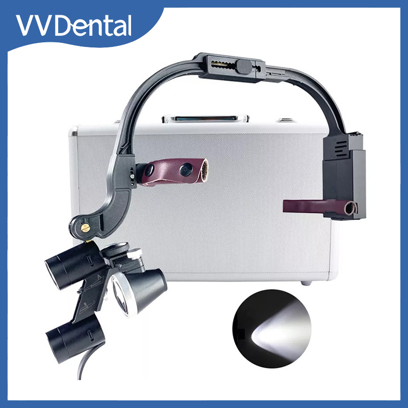 Magnifier With Light - الأسنان LED رئيس ضوء مصباح 2.5X