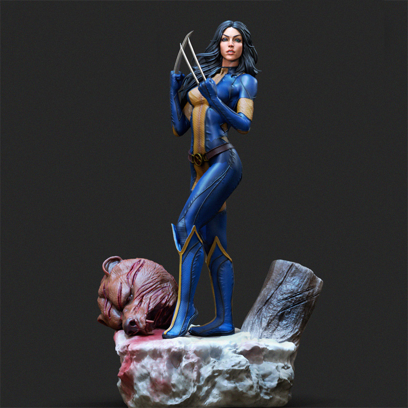 Model Kit Wolverine - 1/24 1/18 طقم نموذج من الراتنج