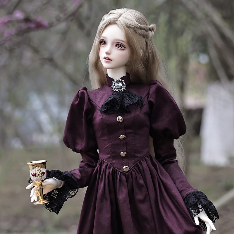 Model Kit Vintage - دمية إلينا BJD 1/3 جميلة أنيقة