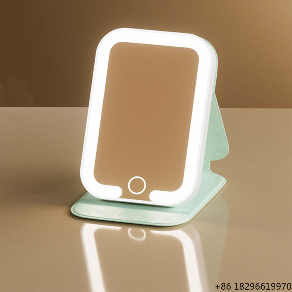 Magnifier With Light - مرآة تجميل ذكية محمولة بإضاءة LED،