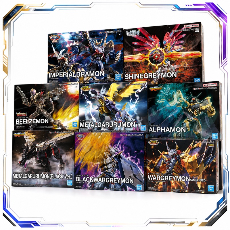 Model Kit Omegamon - بانداي أوريجينال ديجيمون فيجر رايز ستاندرد