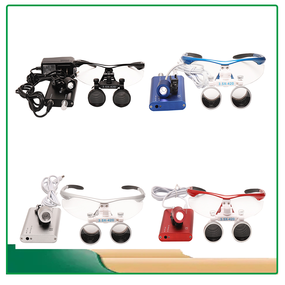 Magnifier With Light - مكبرات 3.5X مع مصباح LED أمامي