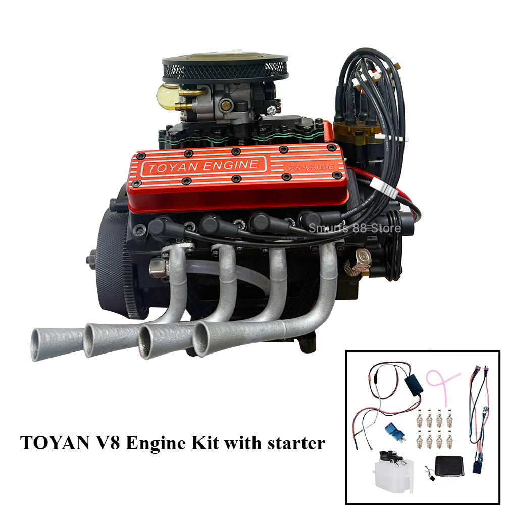 Model Kit Engine V8 - TOYAN V8 نموذج المحرك المعدني لتقوم