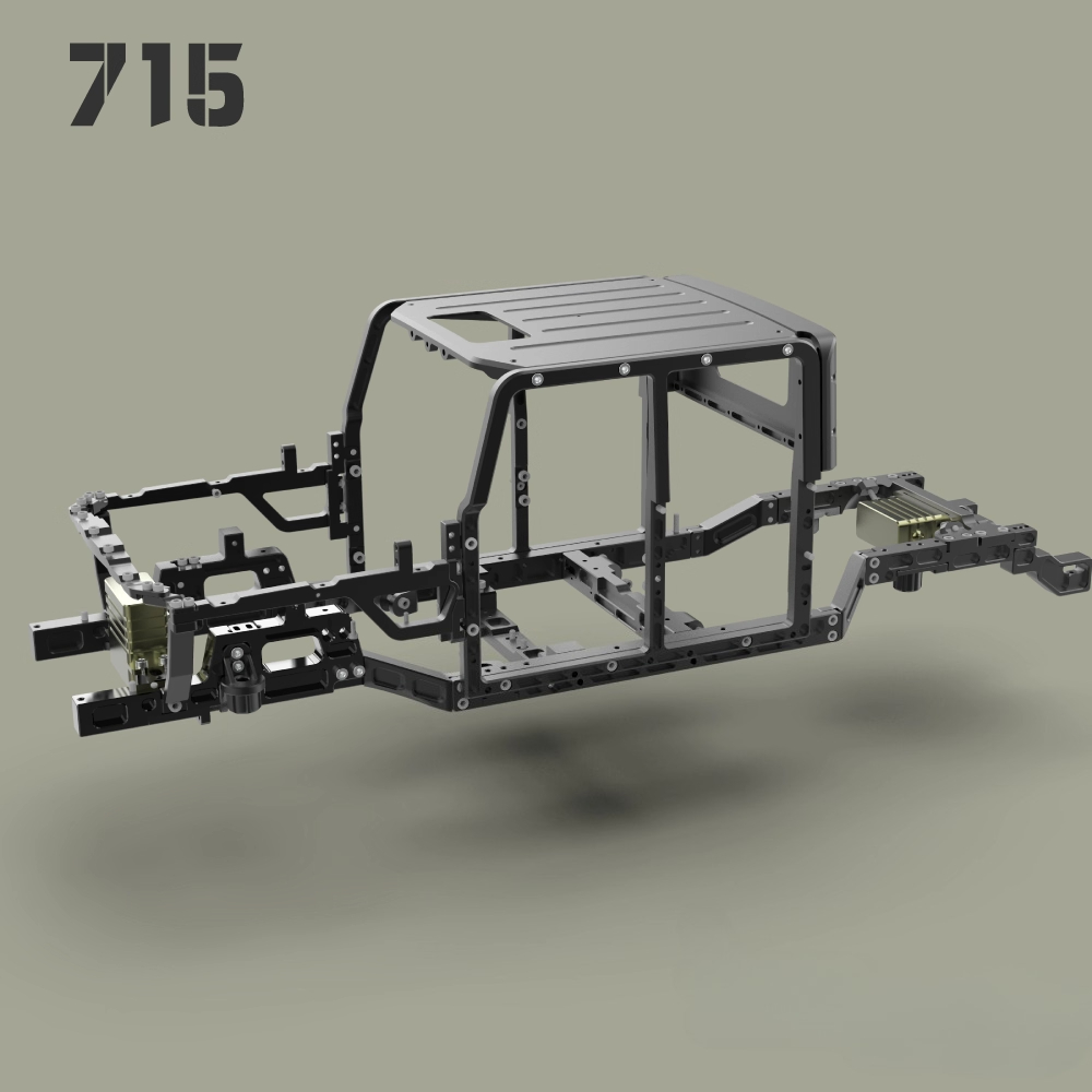 TWOLF 1/10 TW-715 4WD الإطار ك - مراجعة Model Kit Engine V8 وسعره