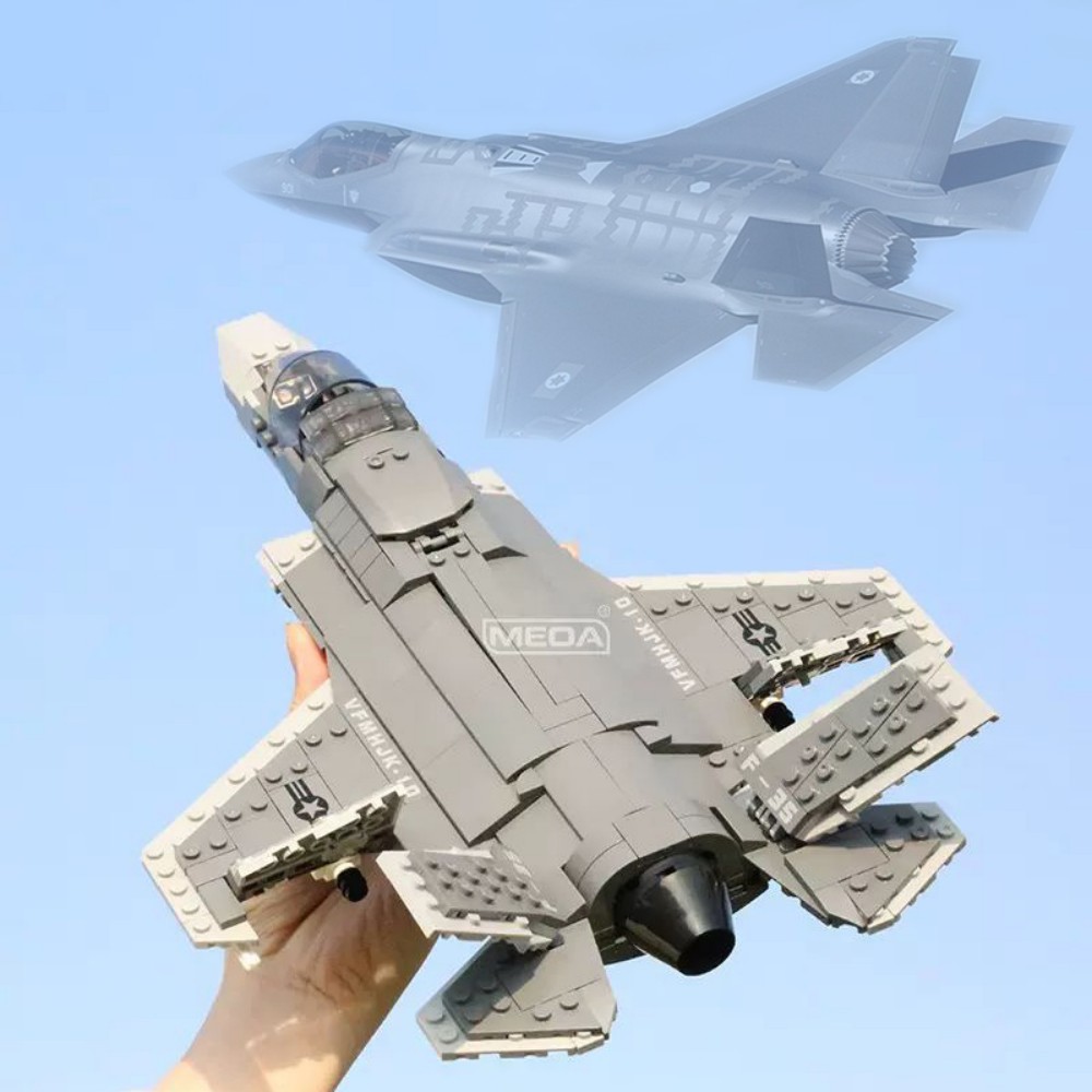 646 قطعة F-35 البرق II طائرة ب - مراجعة Model Kit Ww2 وسعره