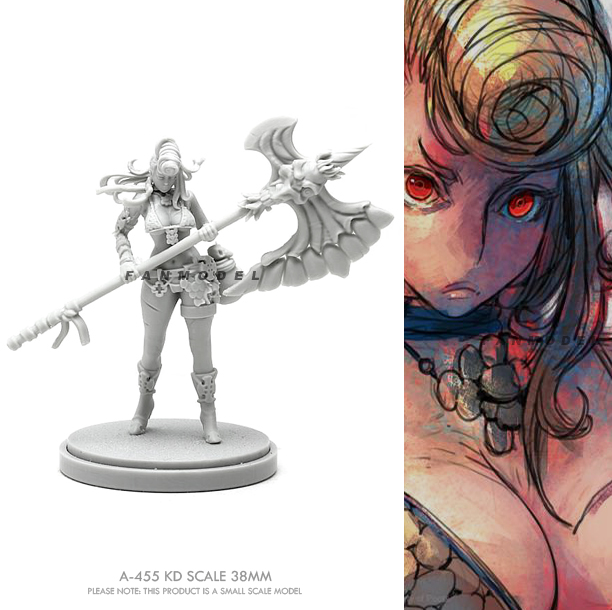 38 مللي متر الراتنج نموذج أطقم - مراجعة Model Kit Warhammer وسعره