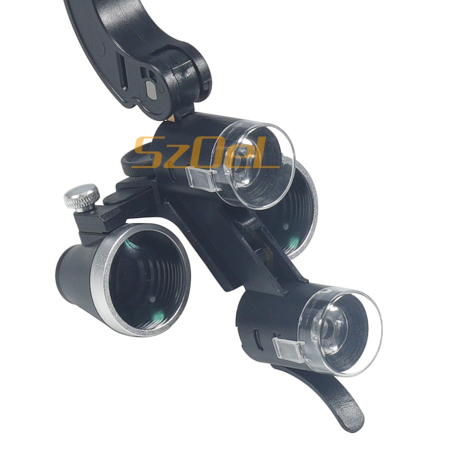 2.5X/3.5X الأسنان مجهر عدسة مك - مراجعة Magnifier With Light وسعره