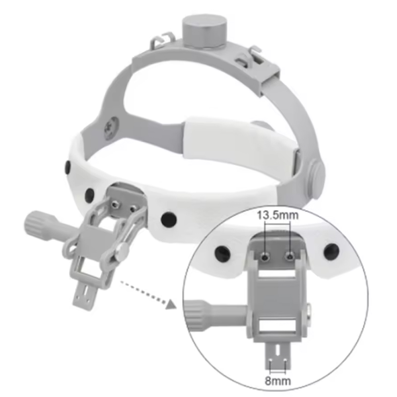 خوذة جافيدنت بيضاء/سوداء خفيفة - مراجعة Magnifier With Light وسعره
