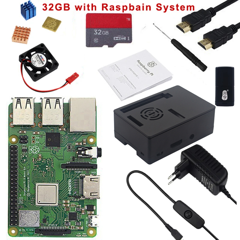 Raspberry Pi 3 Model B Plus مع - مراجعة Model Kit Xà Nữ وسعره