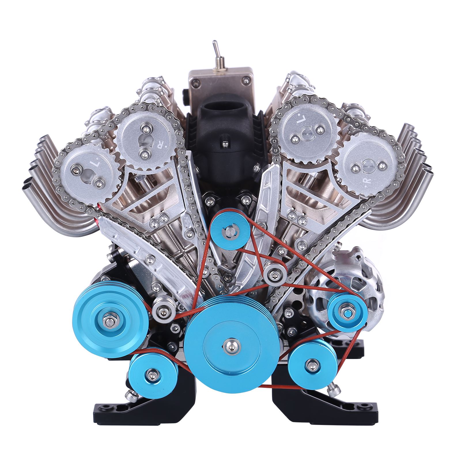 500 + قطعة DIY V8 محرك نموذج م - مراجعة Model Kit Engine V8 وسعره