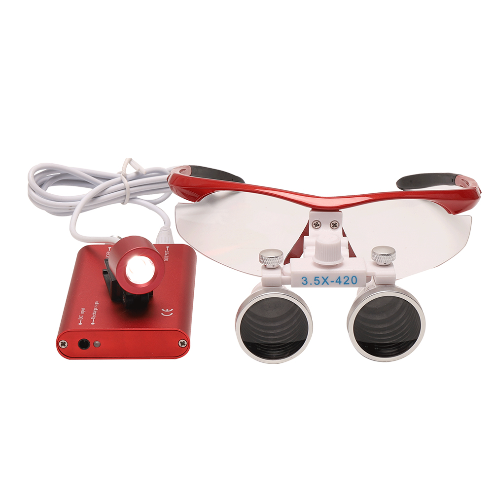 مكبرات 3.5X مع مصباح LED أمامي - مراجعة Magnifier With Light وسعره
