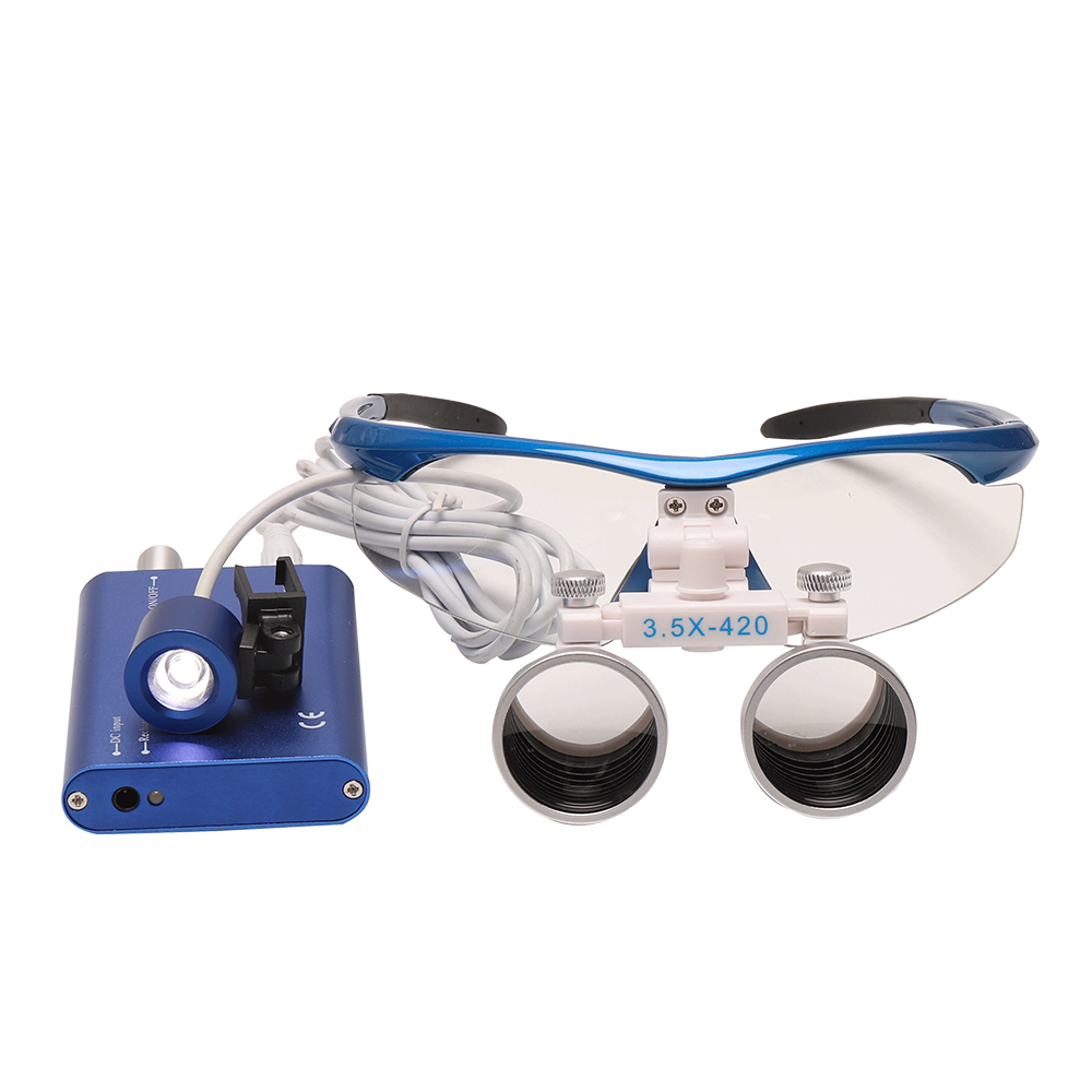 مكبرات 3.5X مع مصباح LED أمامي - مراجعة Magnifier With Light وسعره