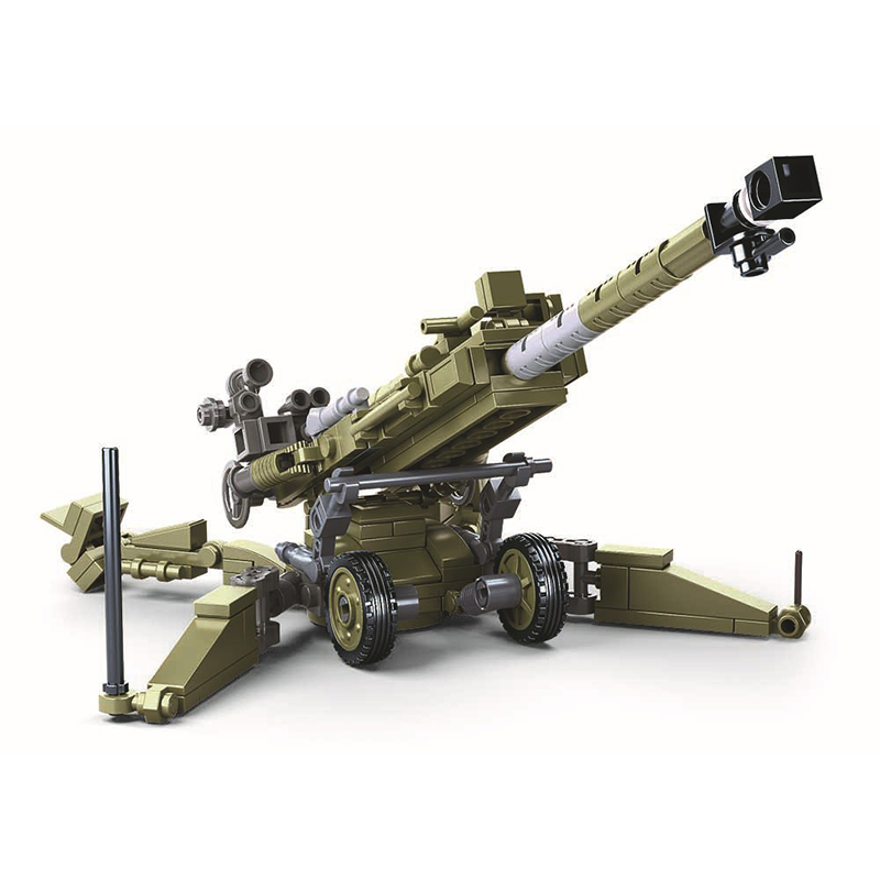 مجموعة مكعبات بناء مدفع ميداني - مراجعة Model Kit Ww2 وسعره