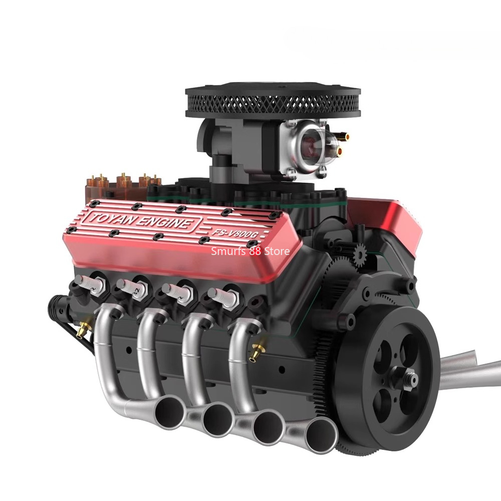 TOYAN V8 نموذج المحرك المعدني  - مراجعة Model Kit Engine V8 وسعره